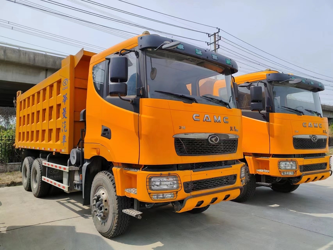 Benutzter Handelsder kipplaster-316hp 6×4 Kipplaster-flacher Kopf Antriebs-des Modell-10 Hochleistungsder reifen-CAMC