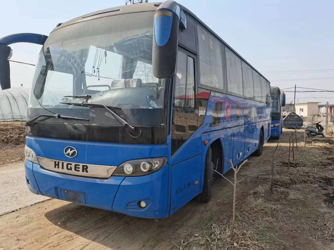 Benutzter Diesel- der Bus-blauer Farbe-59 Sitzplan-2. Hand-Antriebs-höherer Bus KLQ6115 Sitz-Yuchai-Maschinen-280hp 2+3