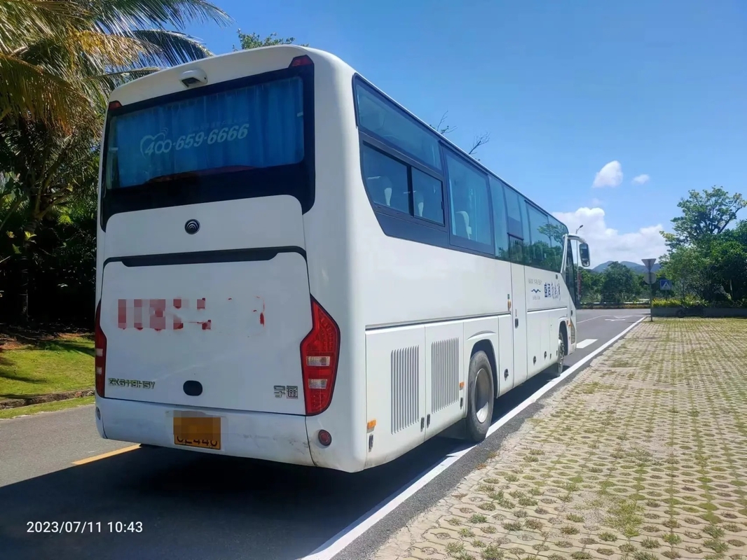 Verwendete Personenwagen Blattfeder 50 Sitz-Doppeltüren-seltener Maschinen-links-Hand-Antriebs-2. Hand-Yutong-Bus ZK6119
