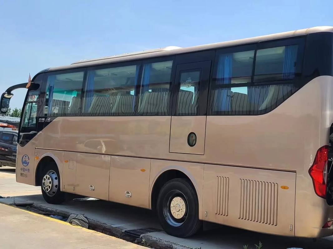 Benutzter Diesel transportiert die 2015-jährigen EURO IV Sitze Emissionsgrenzwert-35, die Fenster Champagne Color Ankai Bus HFF6859 versiegeln
