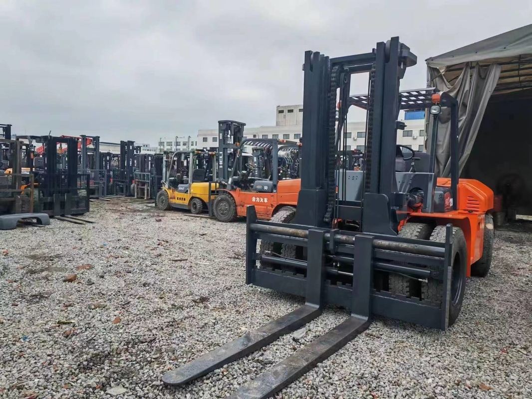 2. bewertete Tragfähigkeit verwendete des Hand-LKW-12 Maß HELI Forklift Trucks 5.7*2.4*3.2m