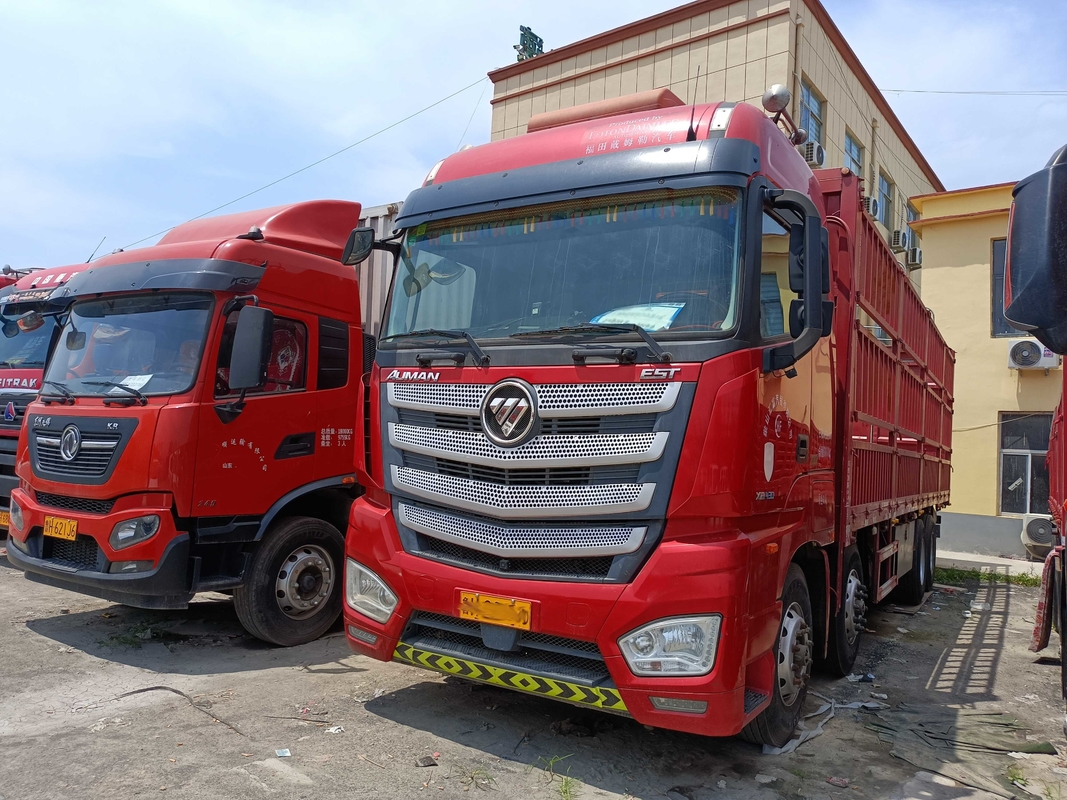 2. Handlastwagen 12 langer Antriebs-Modus-links-Hand-Antrieb des Dieselmotor-8×4 2020-jährigen Foton-Meter Zaun-Truck