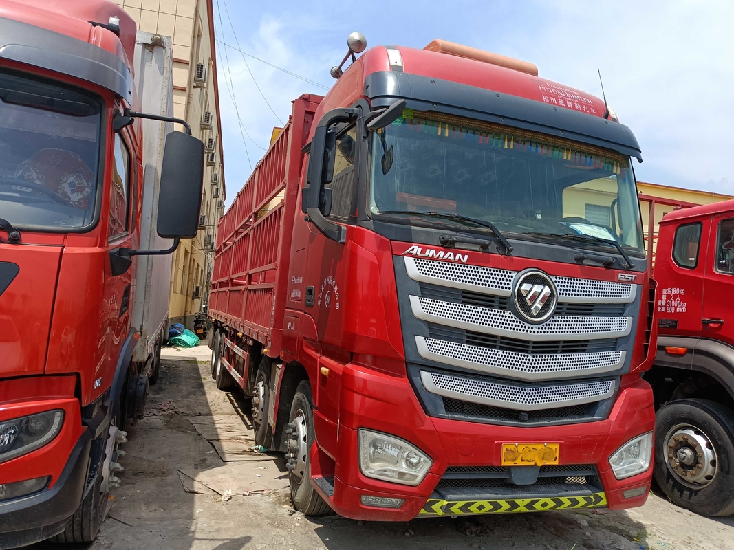 2. Handlastwagen 12 langer Antriebs-Modus-links-Hand-Antrieb des Dieselmotor-8×4 2020-jährigen Foton-Meter Zaun-Truck