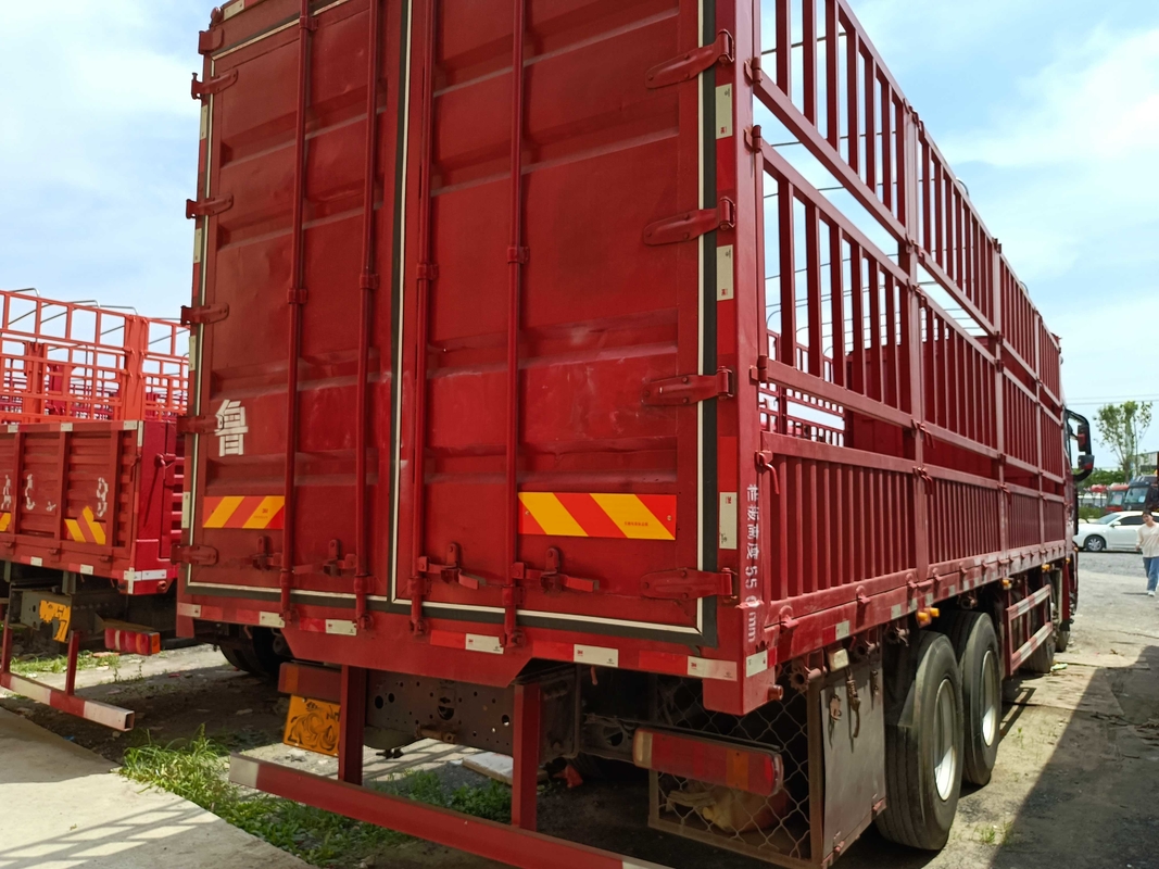 2. Handlastwagen 12 langer Antriebs-Modus-links-Hand-Antrieb des Dieselmotor-8×4 2020-jährigen Foton-Meter Zaun-Truck