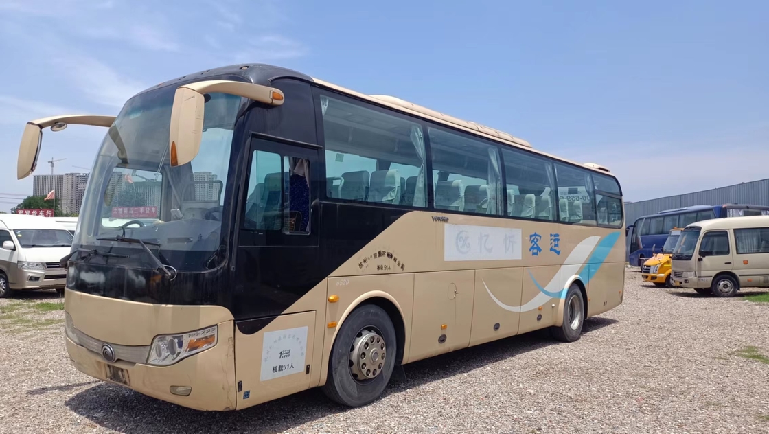 Benutzte Sitzklimaanlage der Reise-Bus-Rosa-Farbe51 11 der großer Gepäckraum-2. Meter Hand-Yutong ZK6110
