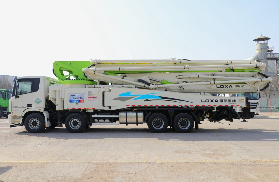 Gebrauchtes Pumpenfahrzeug 56 Meter Langes Rohr 6×4 Dirve-Modus Foton Betonpumpenfahrzeug