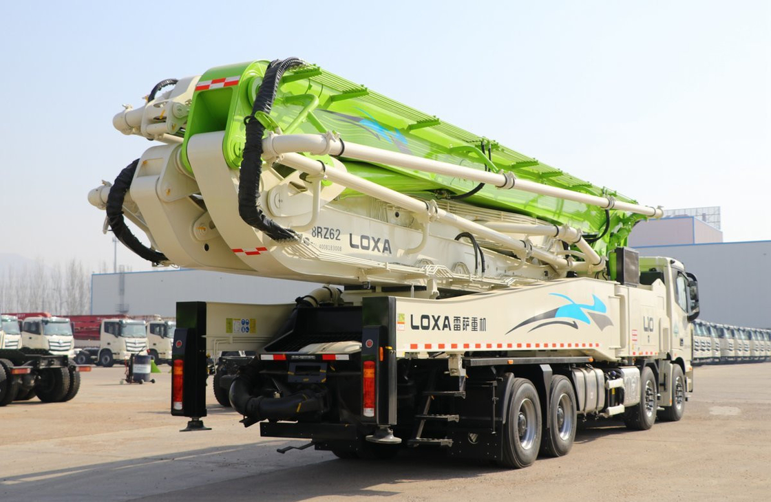 Gebrauchtes Pumpenfahrzeug 56 Meter Langes Rohr 6×4 Dirve-Modus Foton Betonpumpenfahrzeug