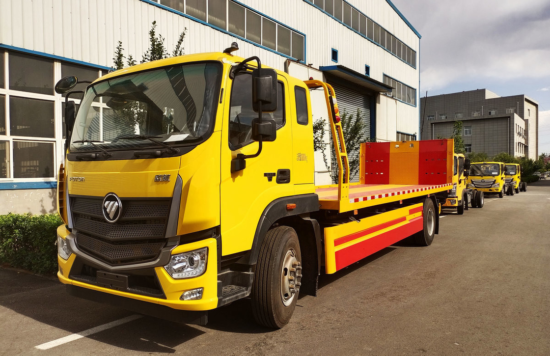 Gebrauchtes Arbeitsfahrzeug 4x2 Fahrmodus 230 PS Foton Wrecker-Fahrzeug Flachdach