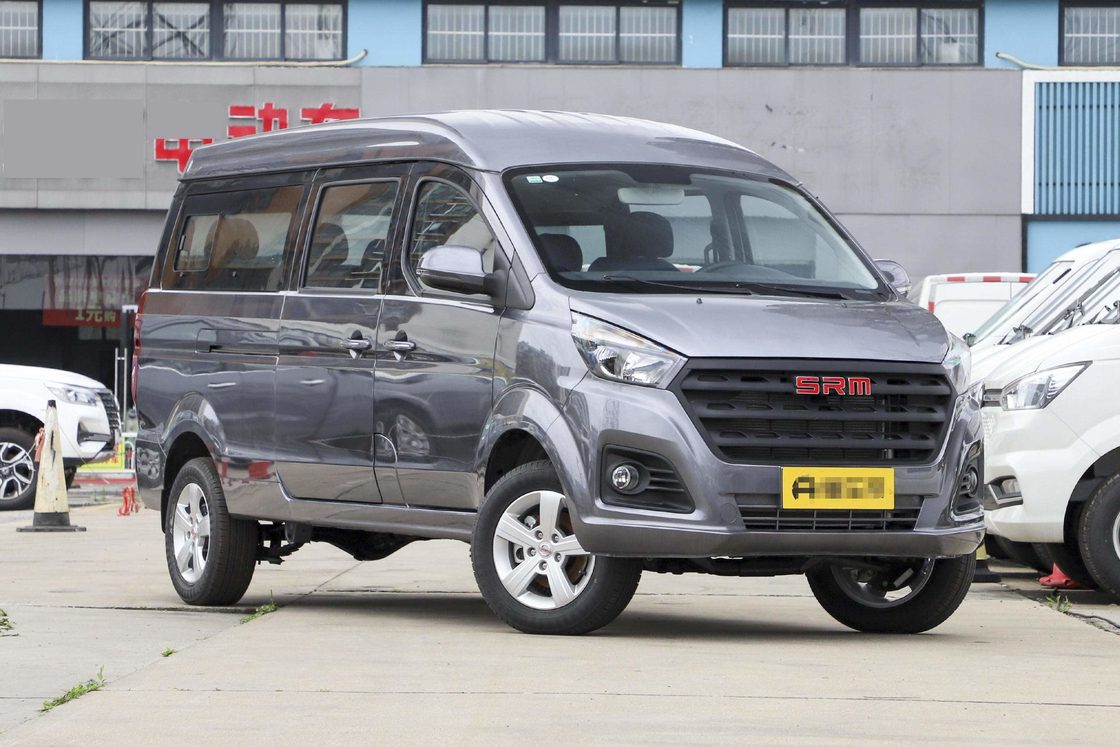 Gebrauchtes Mini-Vans mit 9 Sitzplätzen chinesische Marke Jinbei Hiace Benzinmotor mit Klimaanlage