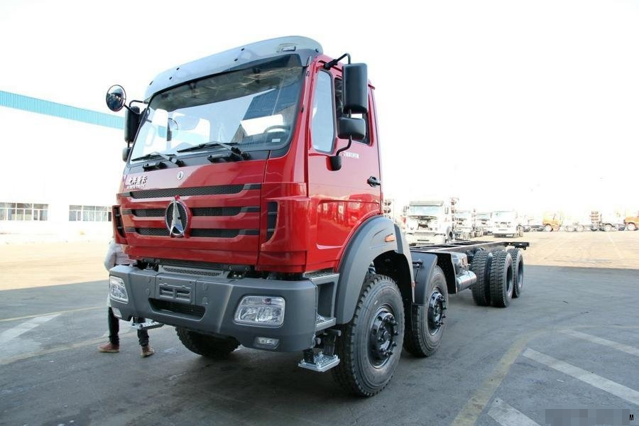 Beiben Lkw Gebrauchtlastwagen 8*4 Fahrmodus 240 PS Weichai Motor Schwerlastfahrzeug