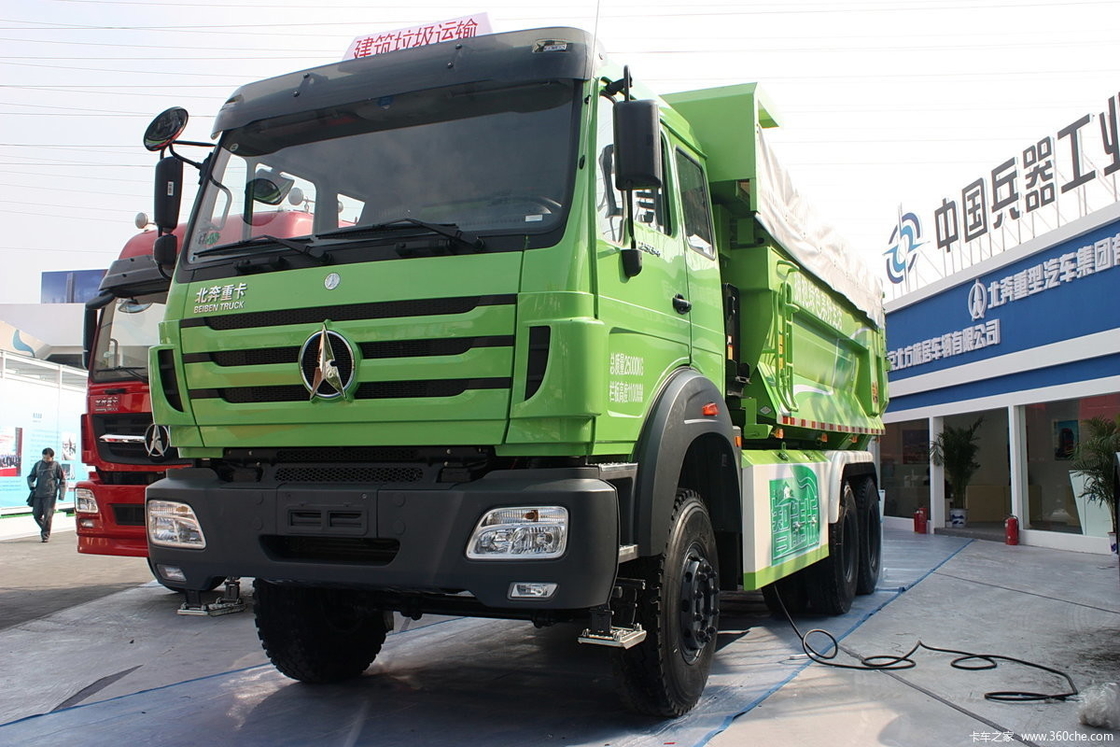6*4 Fahrmodus Gebrauchtbaufahrzeuge Beiben 336 PS Linkssteuerung Euro 4 Flat Cab