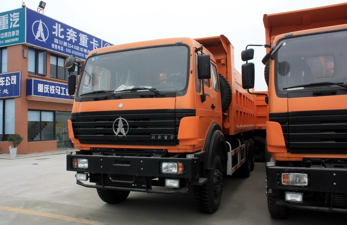 Beiben 6x4 Tipper Gebraucht Dump Truck Euro 3 Weichai Motor 290 PS Bergbau Verwendung