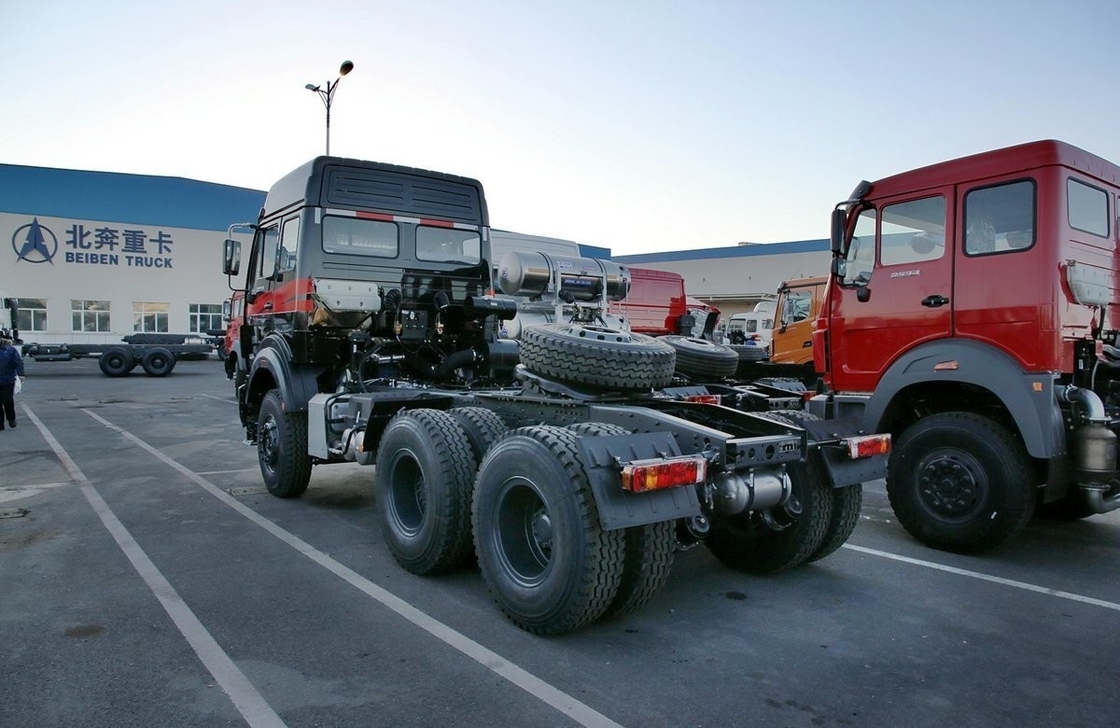 6x4 Gebraucht Traktor Lkw Beiben Traktorkopf 336 PS Hochdach LHD / RHD
