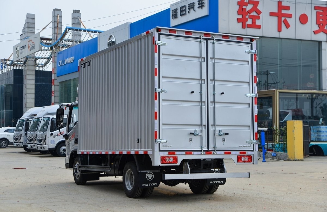Foton-LKWs mit 4,14 Meter langen Box-Doppelreifen