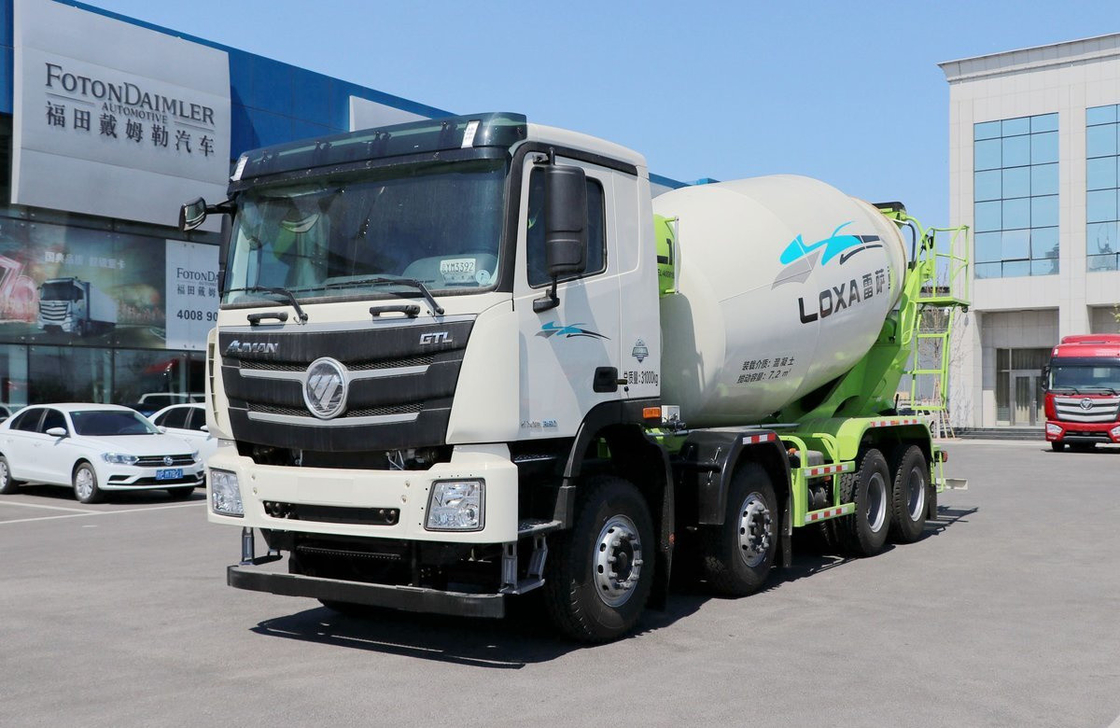 Lastwagen Beton 7,7 Kubikmeter Doppeldeff Foton GTL 8*4 Mischer Lastwagen LOXA Tanker Neues