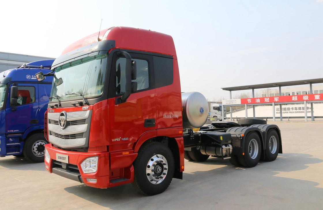 Gebrauchtes Traktor-Lkw-Kopf LNG-Motor Foton EST 460 PS Schnell 12 Gänge Zieht 40 Tonnen