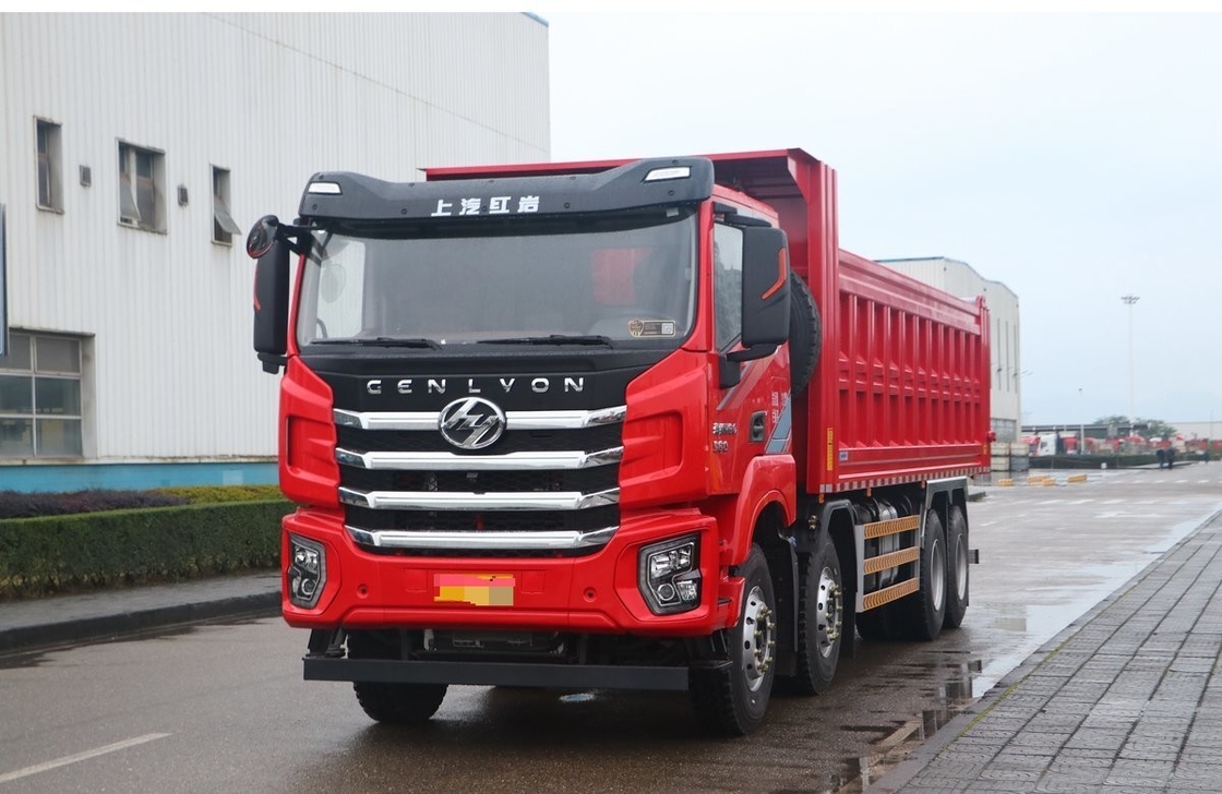 Hongyan 560 PS C6 Ladung 20 Tonnen 12 Reifen Gebraucht Tipper Truck Dumper 8×4 LHD/RHD