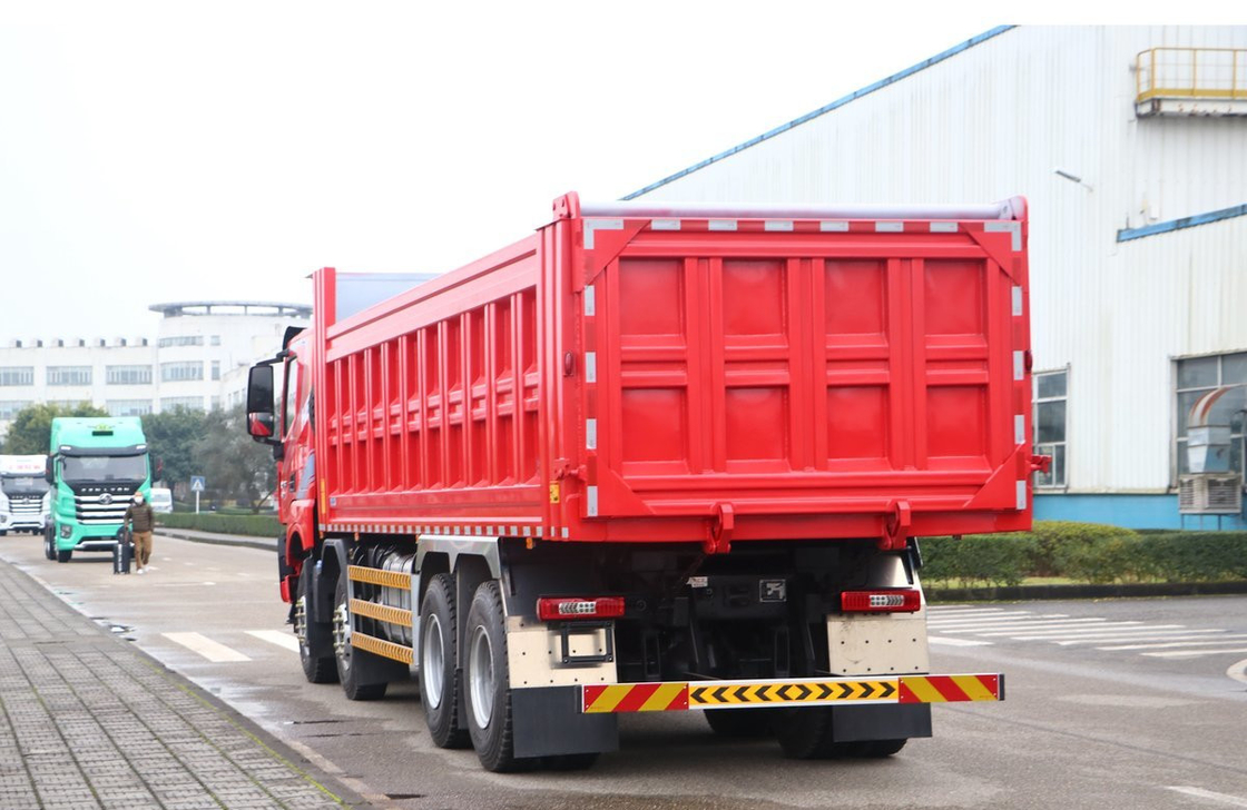 Hongyan 560 PS C6 Ladung 20 Tonnen 12 Reifen Gebraucht Tipper Truck Dumper 8×4 LHD/RHD