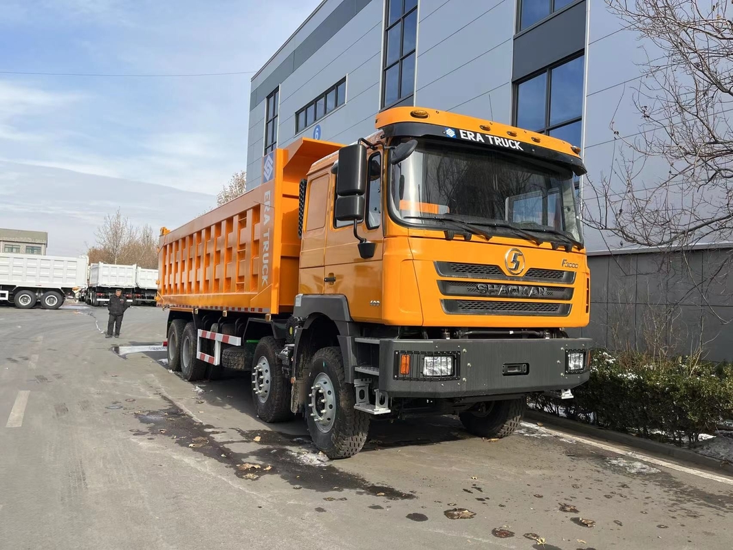 Gebraucht Tipper Trucks In gutem Zustand Shacman 400 PS 8*4 F3000 Dump Truck 12 Reifen Standard Kabine