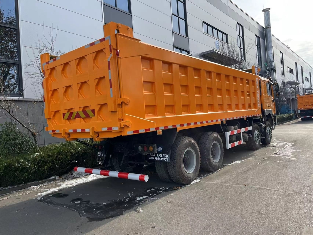 Gebraucht Tipper Trucks In gutem Zustand Shacman 400 PS 8*4 F3000 Dump Truck 12 Reifen Standard Kabine