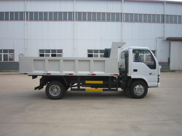 Gebrauchtes 3t Kipper Truck ISUZU 4*2 Kleines Dumper Euro 4 Mehrfach-Blattfedern 5 Schnellgetriebe