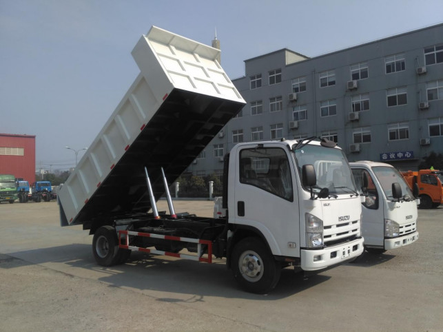 Gebraucht Tipper Trucks 4*2 Ladung 10 Tonnen 5,2 Meter Länge Box 9 Kubik Isuzu Dumper Neues