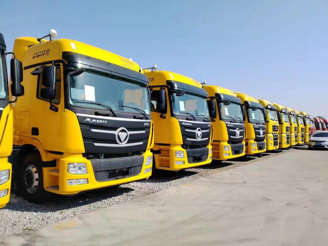 Neue Traktoren 6*4 Foton GTL Pferd 510 PS Gelb Farbe 10 Reifen Automatik 2021 Jahr