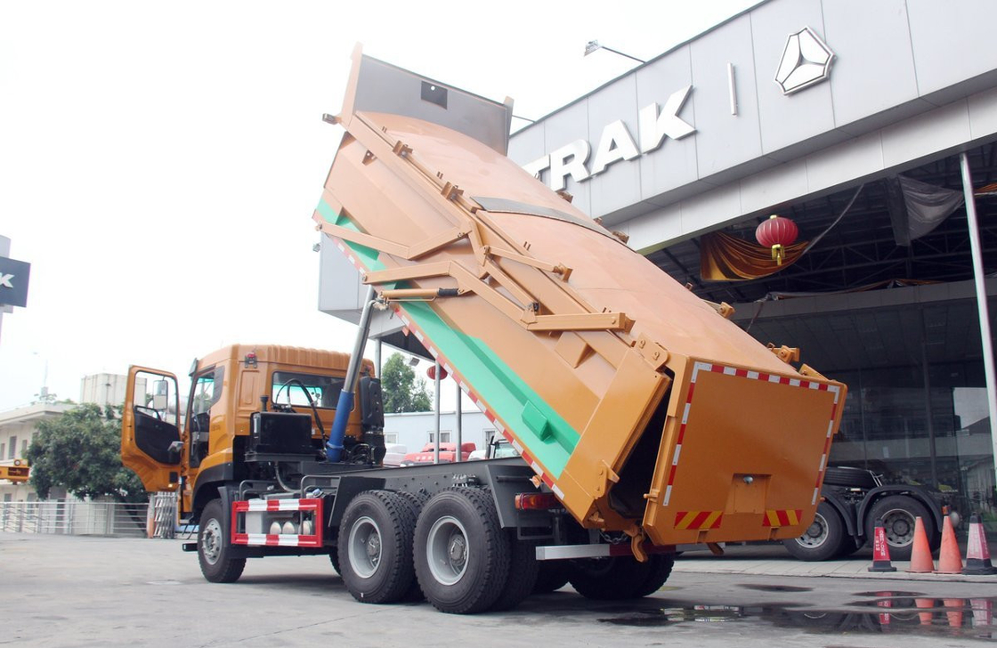 Sino Truck Neue Stadtbauwerke 6*4 Fahrmodus 10 Reifen Niedrigdach Linkssteuerung