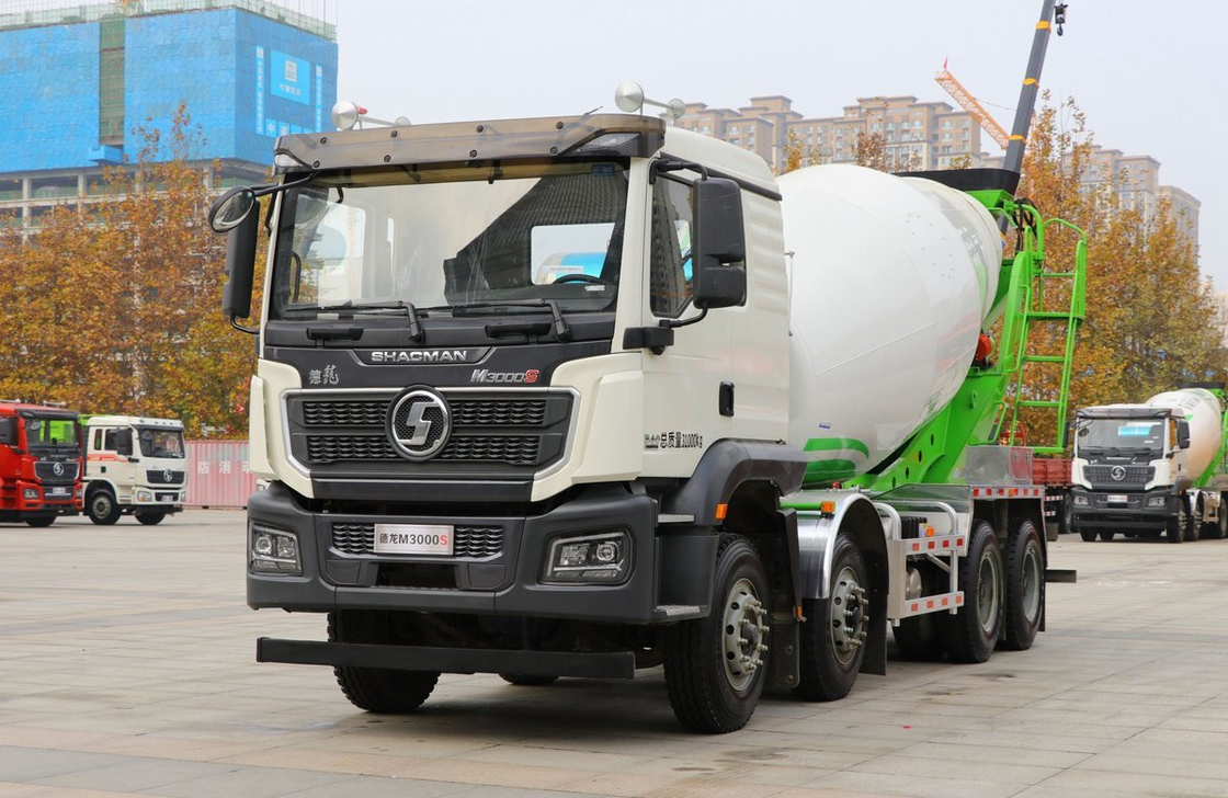 Betonmischer mit Lastwagen Shacman M3000 Modell 12 Räder 7.5 Kubik Tanker Einzelschläfer