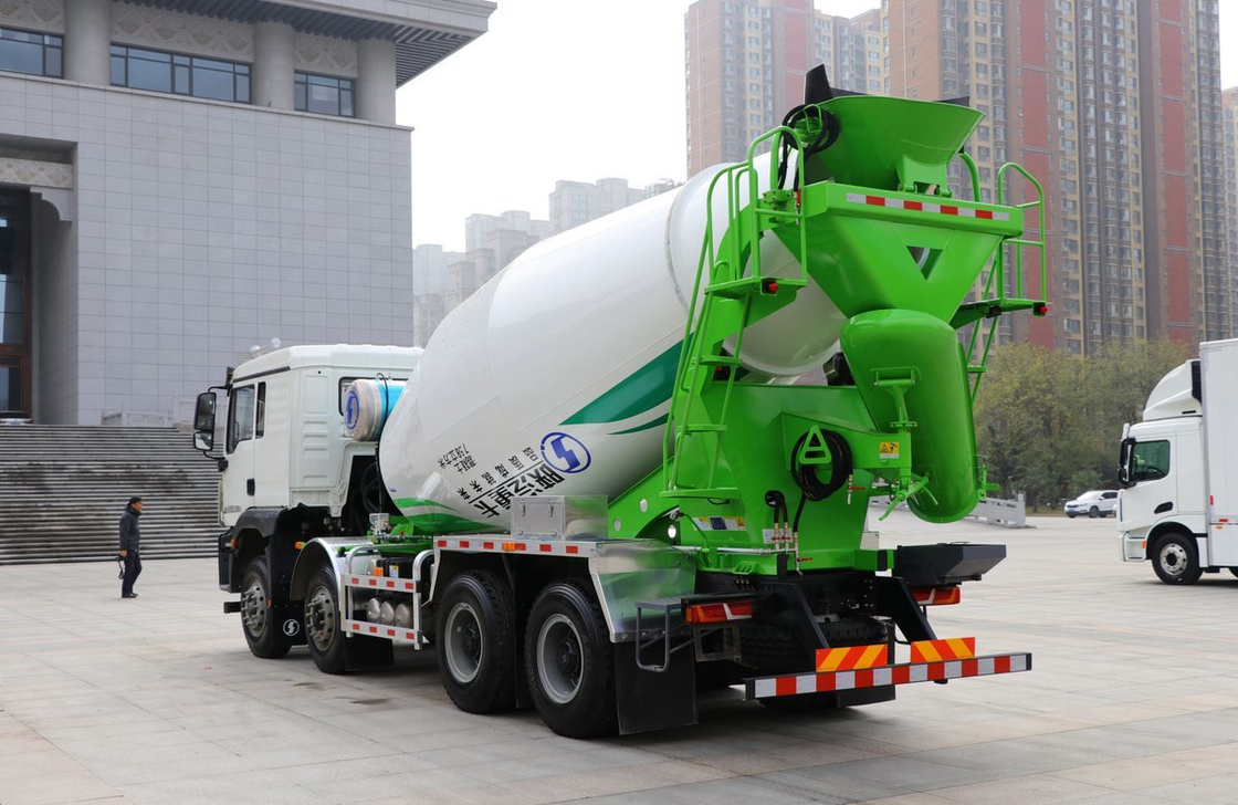 Betonmischer mit Lastwagen Shacman M3000 Modell 12 Räder 7.5 Kubik Tanker Einzelschläfer