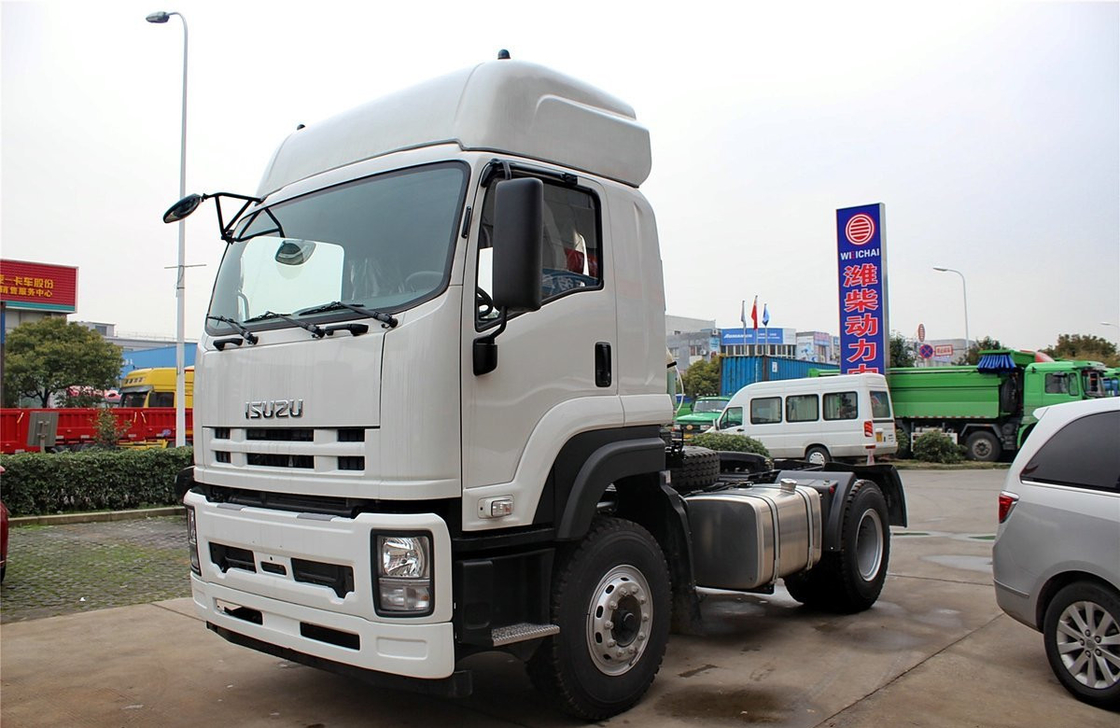 4x2 Traktor LKW Einfachfahrzeug ISUZU Mover Deisel Motor 350 PS Euro 4 Emissions-Singe und Halbkabine
