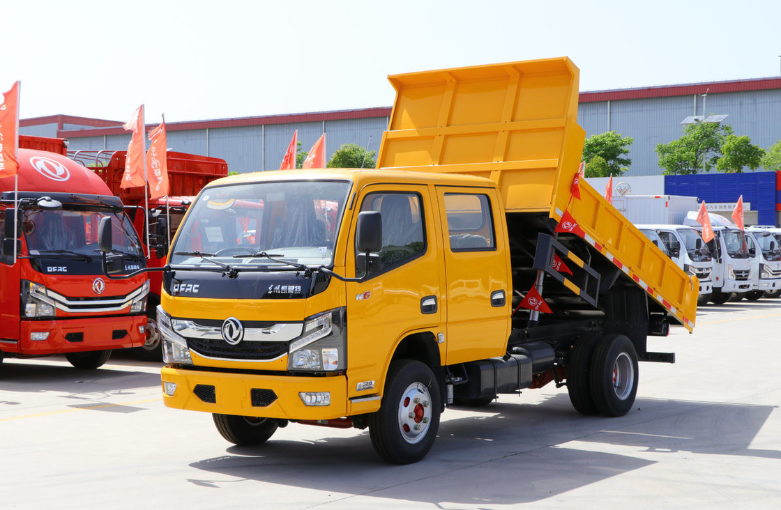 Mini-Dump Truck zum Verkauf Euro 5 Emission chinesische Marke Tipper Doppelkabine 4 * 2 Fahrmodus