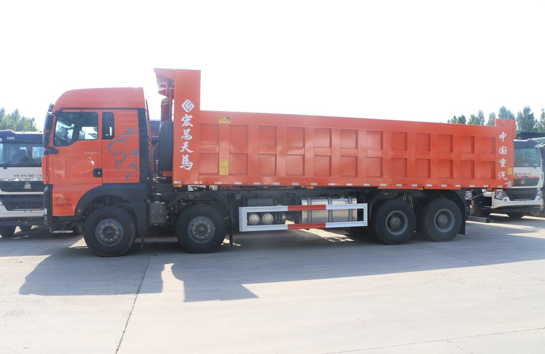 Sinotruk UK Gebraucht-Tipper-Trucks 8×4 Sitrak G7H Schwerlast 12,5L Einzelschläfer