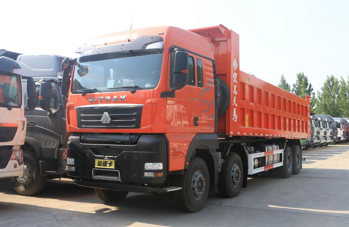 Sinotruk UK Gebraucht-Tipper-Trucks 8×4 Sitrak G7H Schwerlast 12,5L Einzelschläfer
