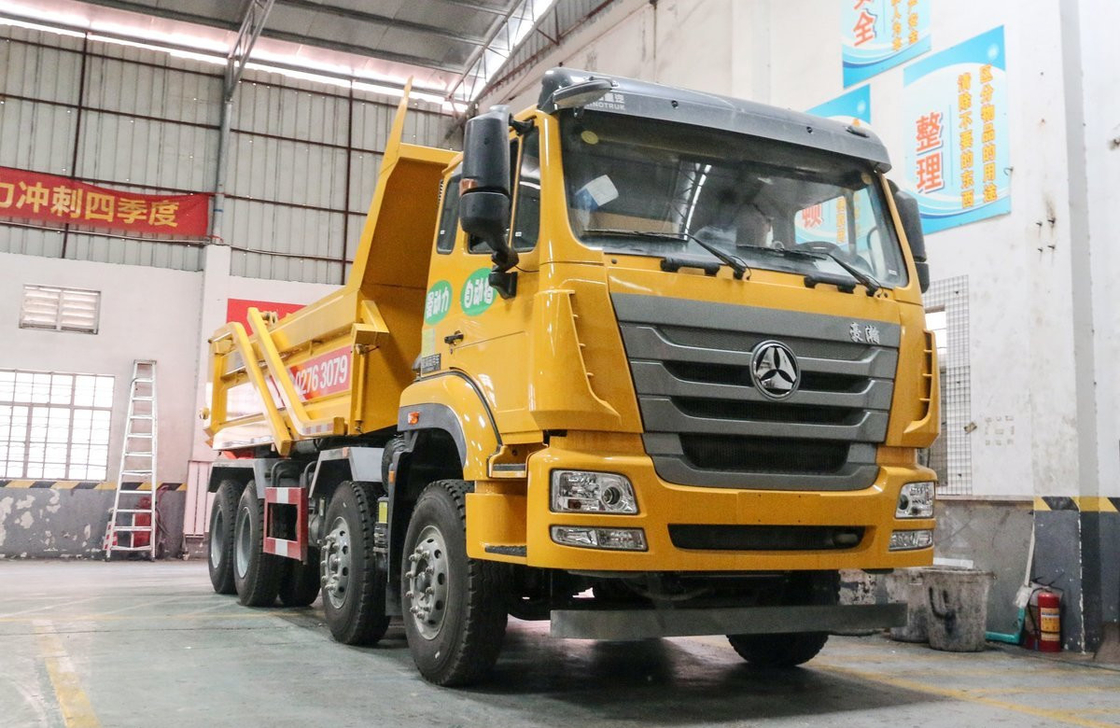 Gebraucht Howo Tipper Truck Sinotruck 8*4 Hohan 350 PS Leistungsstarker Motor 12 Räder Straßenverkehr