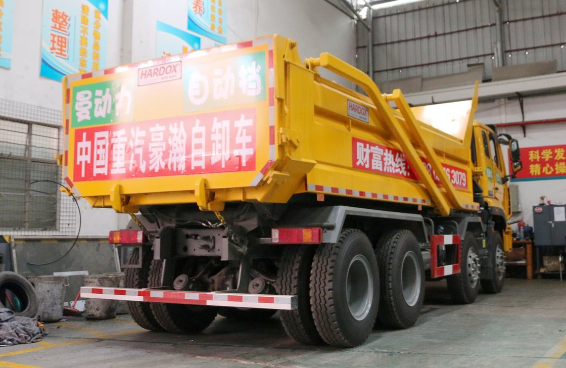 Gebraucht Howo Tipper Truck Sinotruck 8*4 Hohan 350 PS Leistungsstarker Motor 12 Räder Straßenverkehr