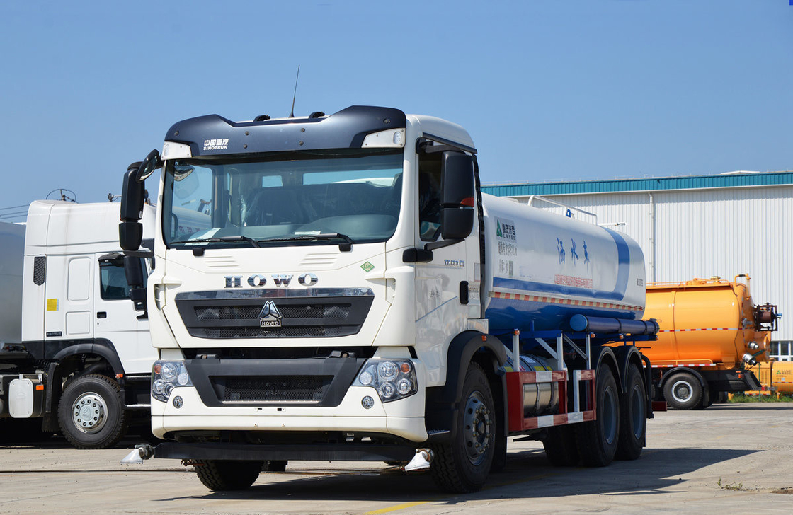 Wasserpanzer Truck Howo 6*4 Sinotruck 10 Räder LNG 260 PS Motor 14 Kubikpanzer LHD/RHD