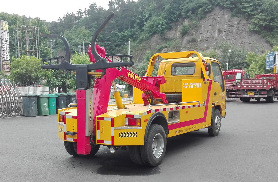 Schleppwagen-Wrecker Gebraucht Isuzu 600P Modell 4*2 Fahrmodus 130 PS Belastung 3 Tonnen Einzelkabine