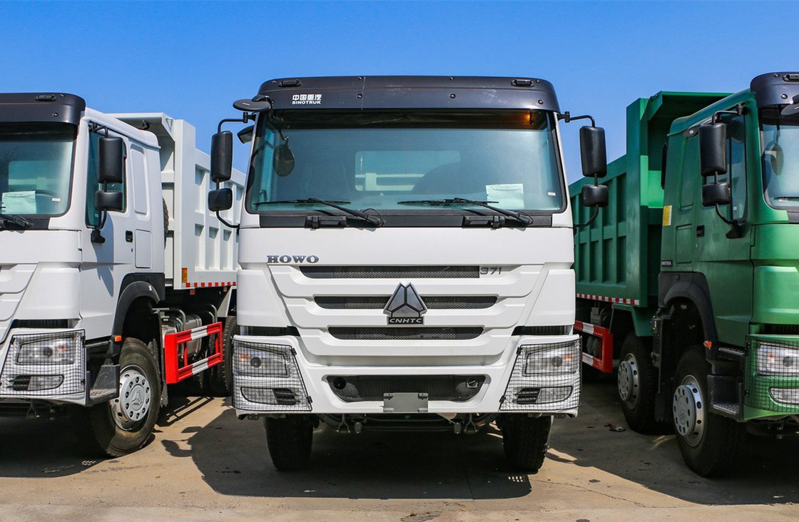 Sino Truck Gebraucht 6×4 Dump Truck Howo 371 PS Euro 3 Gebrauch in Afrika 6,8 Meter lange Box