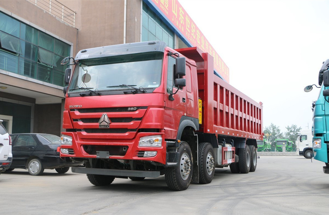 Sino Howo-Dump Truck 76 Flat Cabin 8*4 Tipper Truck 30-50 Tonnen Belastung 12 Reifen LHD&RHD