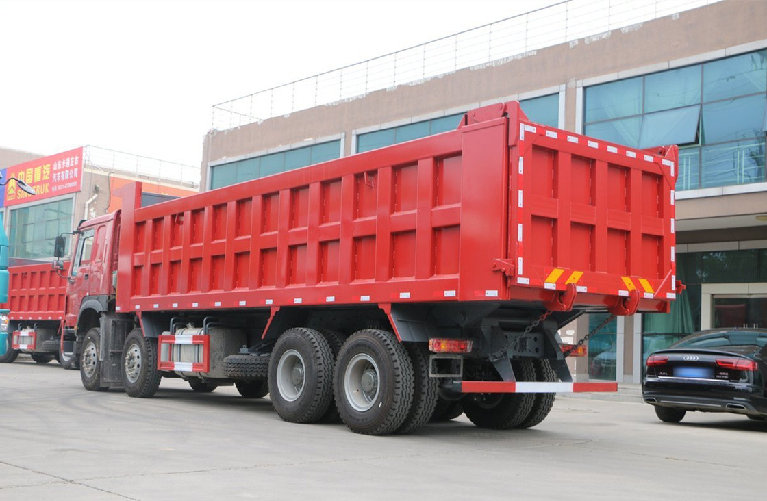 Sino Howo-Dump Truck 76 Flat Cabin 8*4 Tipper Truck 30-50 Tonnen Belastung 12 Reifen LHD&RHD