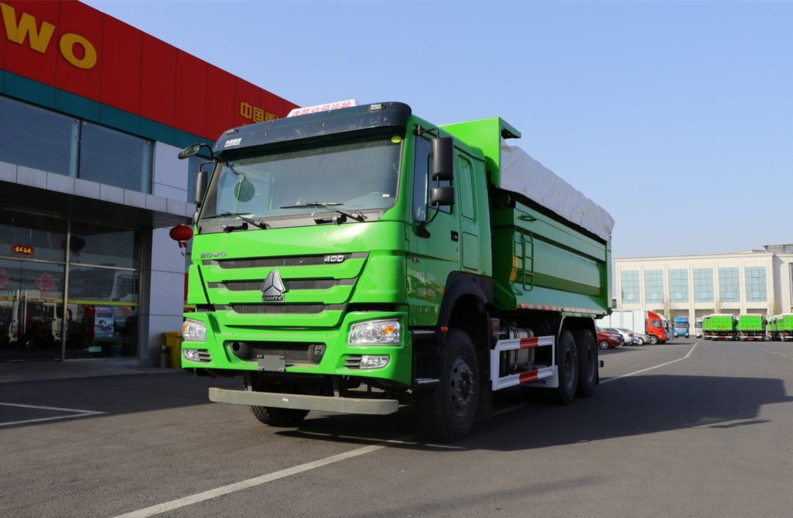 Sino Truck Moteur 400 Weichai Motor 6×4 Howo Dumper Truck Leaf Spring 10 Räder Straßentransport