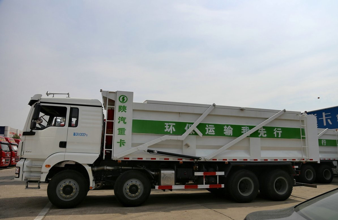 8x4 Tipper Truck Spaltung Sand Tank Truck Shacman 290hp Neue M3000 Euro 4 Schwerlast