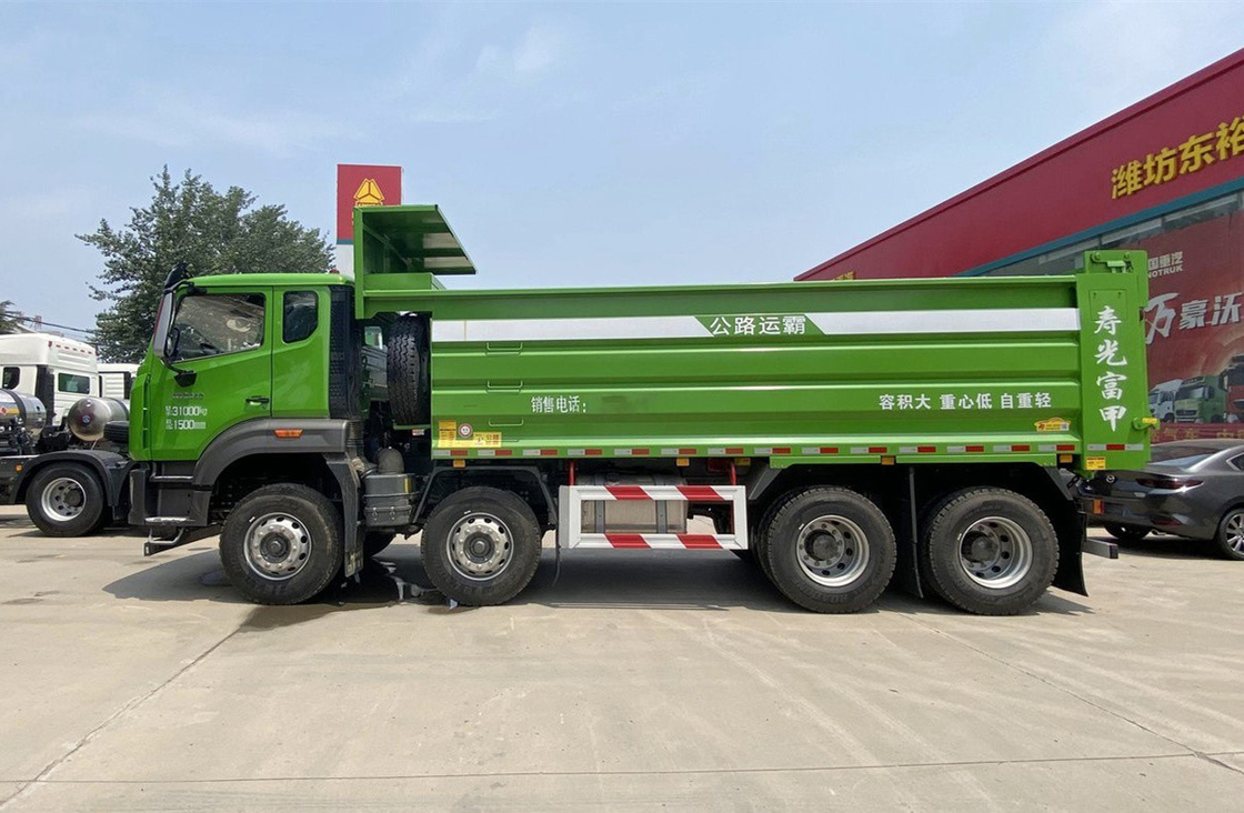 Howo 8x4 Müllwagen 340 PS Stadtbau Abfalltransport 12 Räder Blattfeder