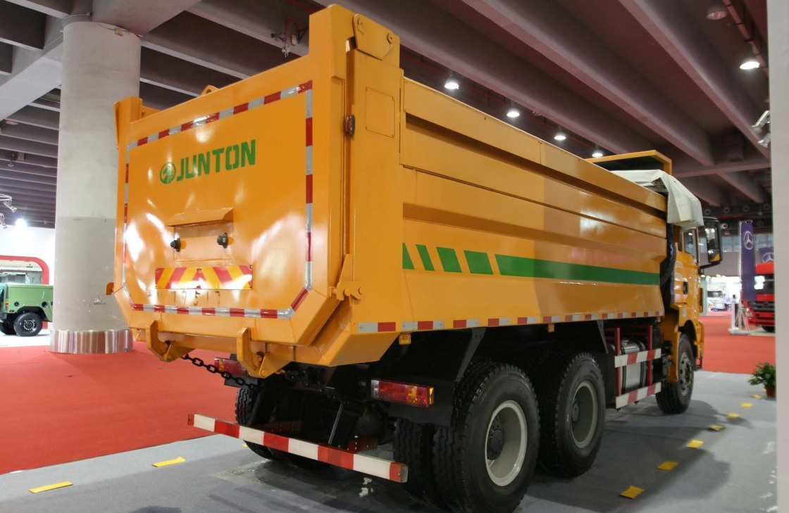 China-Dump Truck zum Verkauf U-Type Box Shacman Tipper Weichai 290 PS Motor Ein-und-ein-halb Cab