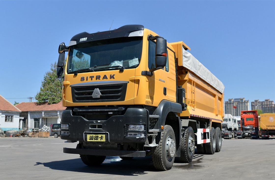 Bergbaudump Truck Sinotruck 8*4 SITRAK Weichai 400 PS 30-50 Tonnen Nutzlast 12 Räder LHD/RHD