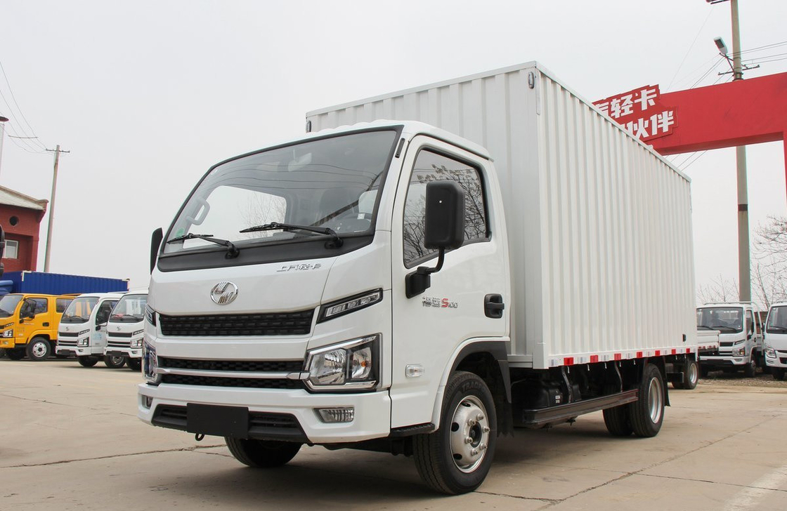 Van-LKW SAIC Mini-LKW 13,5m3 Box Einzelkabine Blatt Feder Dieselmotor für Afrika