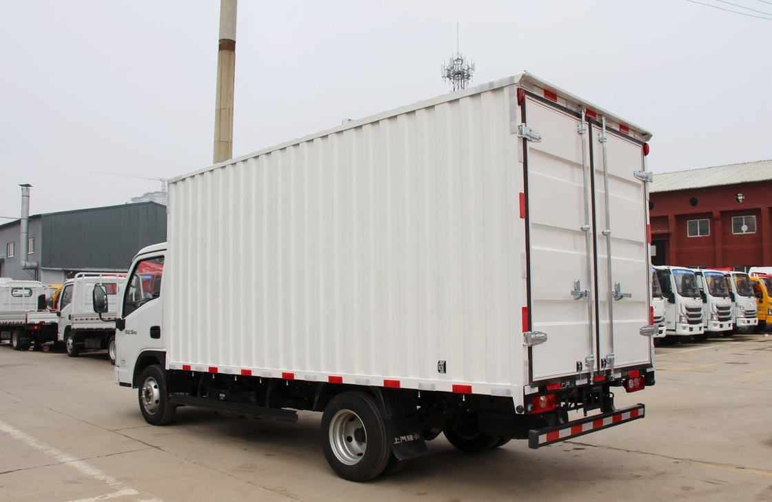 Van-LKW SAIC Mini-LKW 13,5m3 Box Einzelkabine Blatt Feder Dieselmotor für Afrika