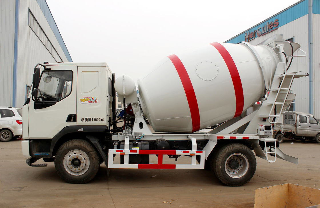 Betonmischer Lkw Liuqi 4×2 mit 6 Reifen Kleiner Zementmischer 4 Kubik Tanker Kapazität 160 PS
