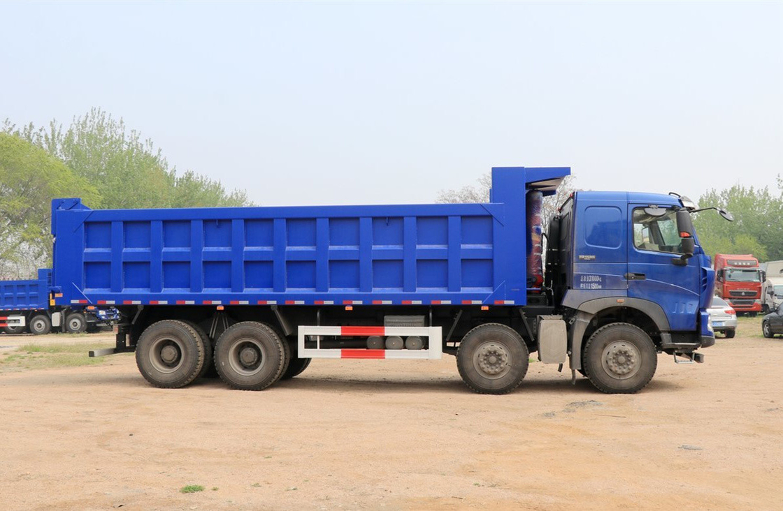 Howo Tipper Truck 12 Reifen Howo T7 Dumper Blattfeder 440 PS 30-50 Tonnen Nutzlast Verdickte Box